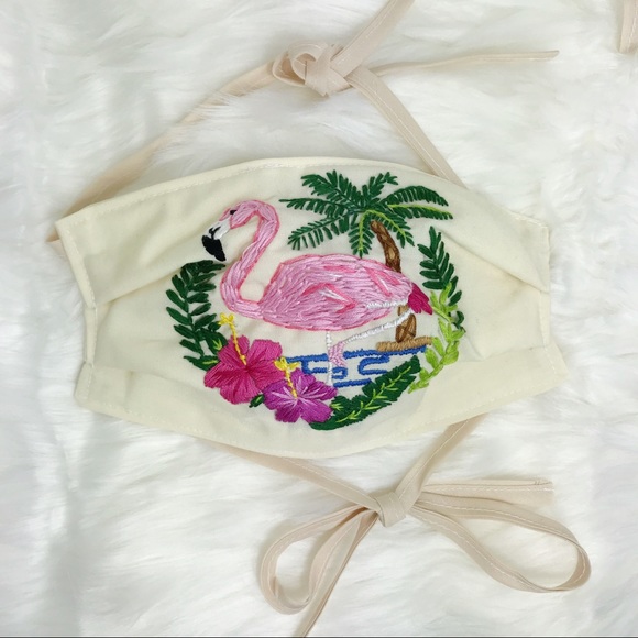 HANDMADE Embroidered Face Masks - Picture 3 of 3